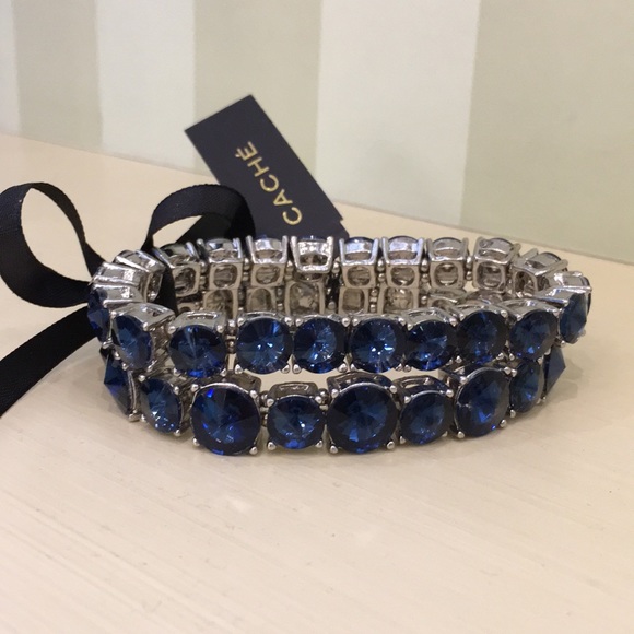 Cache Jewelry - NWT Cache blue sparkly bracelet